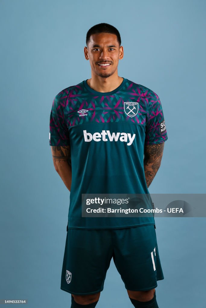 Alphonse Areola of West Ham United poses for a portrait during the