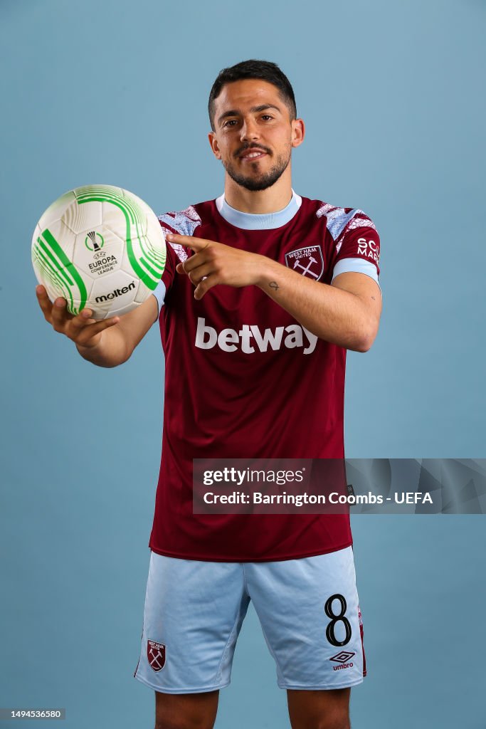 Pablo Fornals of West Ham United poses for a portrait during the West