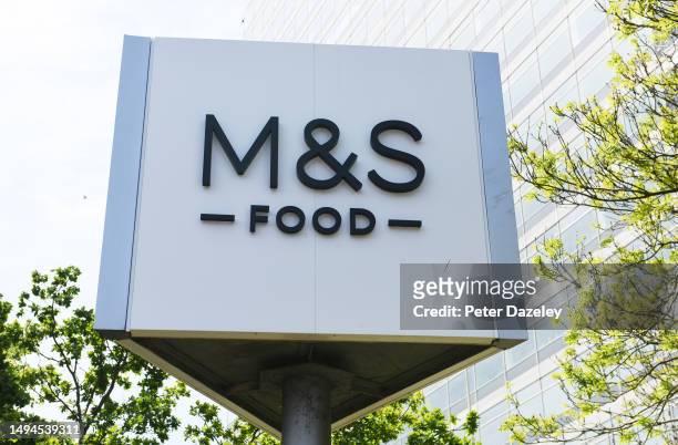 External Store Sign on May 2023 in London, England.
