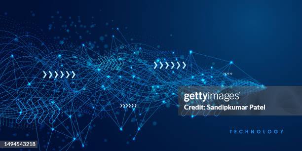 technology network background. - computer integrate stock illustrations