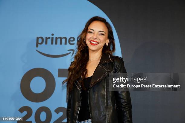 Chenoa poses during the presentation of Operacion Triunfo on Amazon Prime, on May 30 in Madrid, Spain.