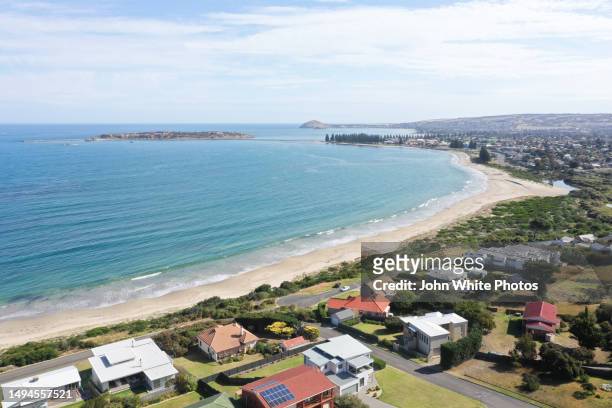 victor harbor. encounter bay. south australia. - victor harbor stock pictures, royalty-free photos & images