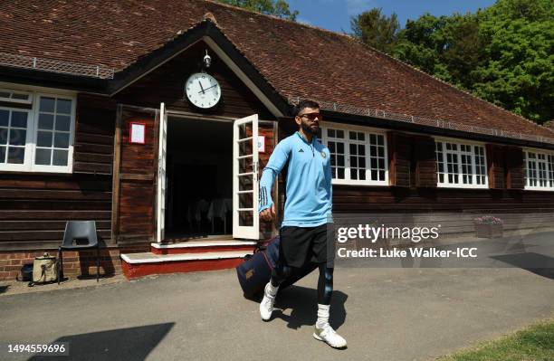 Virat Kohli of India during India training prior to the ICC World Test Championship Final 2023 at Arundel Cricket Club on May 30, 2023 in Arundel,...