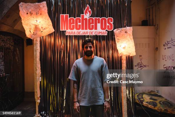 Ricky Rubio, NBA basketball player and president of The Ricky Rubio Foundation, attends a photocall at the presentation of "Mecheros Para Dejar De...