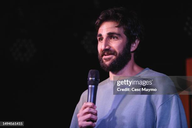 Ricky Rubio, NBA basketball player and president of The Ricky Rubio Foundation, presents the "Mecheros Para Dejar De Fumar" Campaign on May 30, 2023...