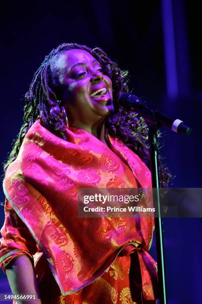 Ledisi performs during 2023 Atlanta Jazz Festival at Piedmont Park on May 29, 2023 in Atlanta, Georgia.