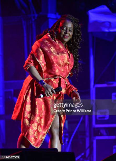 Ledisi performs during 2023 Atlanta Jazz Festival at Piedmont Park on May 29, 2023 in Atlanta, Georgia.