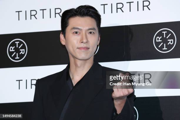 South Korean actor Hyun Bin attends the photocall for TIRTIR 'Go! World Wide TIRTIR!' global kick off event at Banyan Tree club and spa on May 30,...