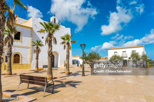 sant francesc xavier - formentera foto e immagini stock