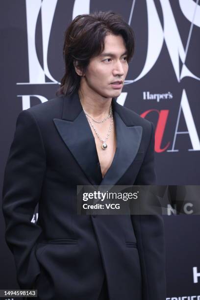 Actor Jerry Yan arrives at the red carpet for Harper's Bazaar Annual ICON Party 2023 on May 30, 2023 in Shanghai, China.