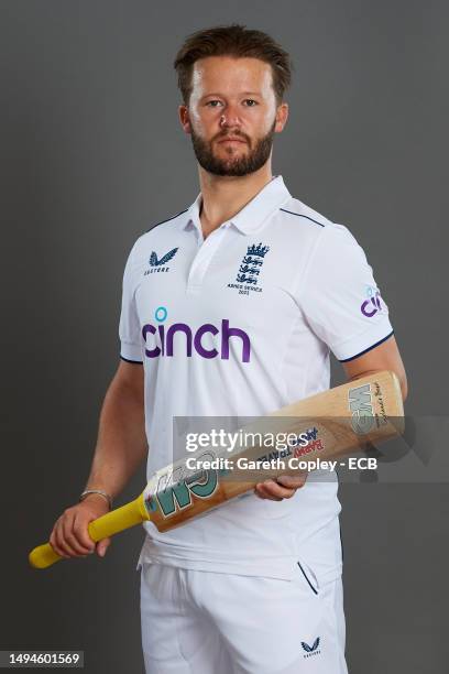 Ben Duckett of England poses for a portrait on May 30, 2023 in London, England.