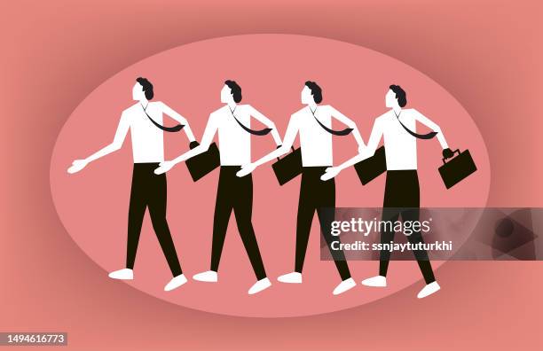 businessman , - engineer portrait stock illustrations