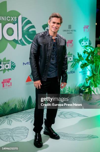 Singer Carlos Baute during the celebration of World Multiple Sclerosis Day, at the Teatro Nuevo Albeniz in Madrid, on 30 May, 2023 in Madrid, Spain....