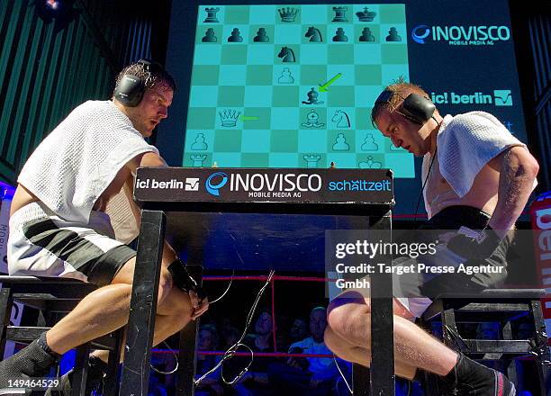 32 Berlin Chess Boxing Championships 2012 Stock Photos, High-Res