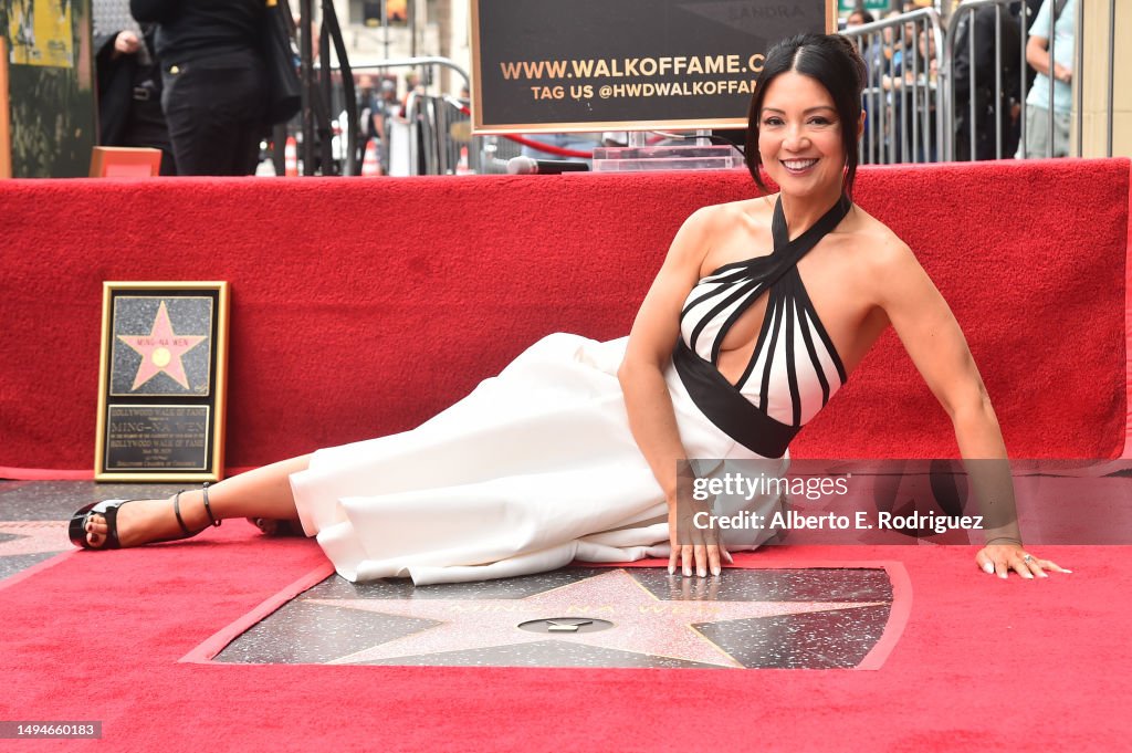 Ming-Na Wen Receives Her Star On The Hollywood Walk Of Fame