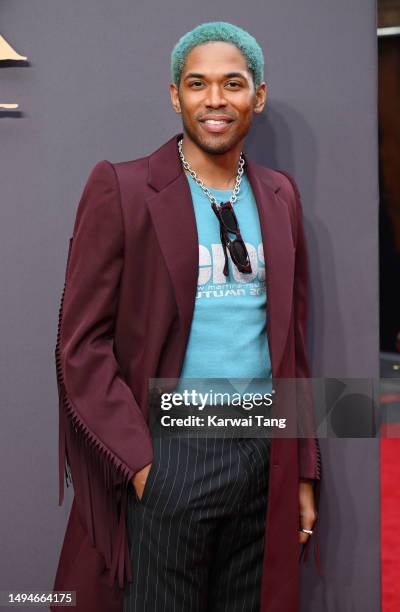 Kelvin Harrison Jr arrives at the UK Gala Screening of "Chevalier" at Everyman Borough Yards on May 30, 2023 in London, England.