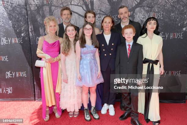 Cyndi Coyne, Paul Sparks, Colby Kipnes, Alyssa Emily Marvin, Millicent Simmonds, Laurie Metcalf, playwright Levi Holloway, Eamon Patrick O'Connel and...