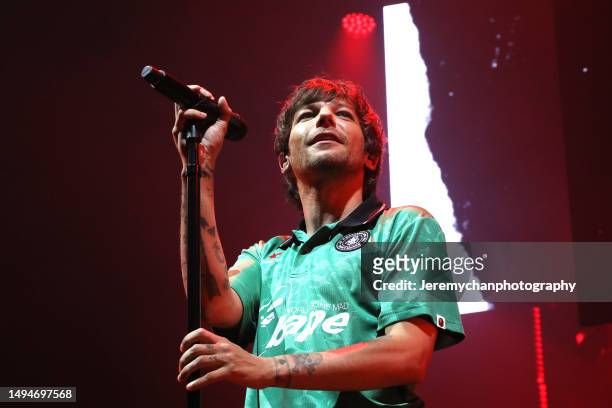 Louis Tomlinson performs at Budweiser Stage on May 30, 2023 in Toronto, Ontario.