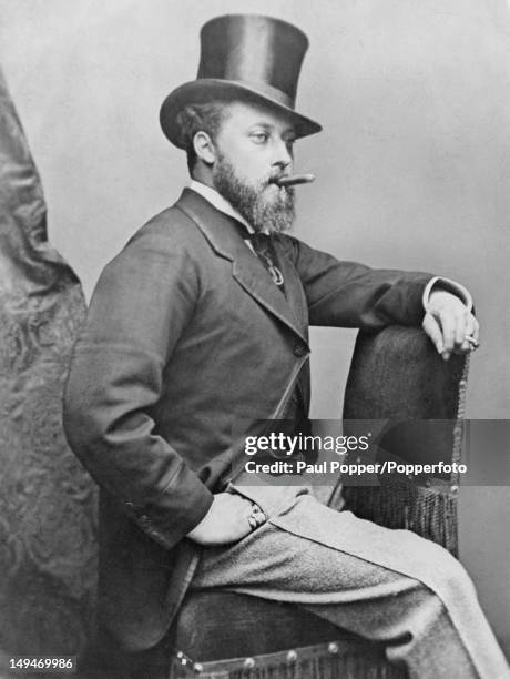 Prince Albert Edward, Prince of Wales , later King Edward VII, circa 1870.