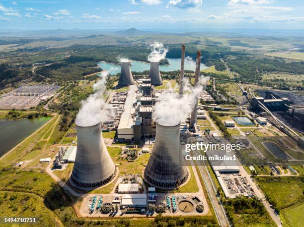 centrale elettrica di origin energy eraring - centrale elettrica foto e immagini stock