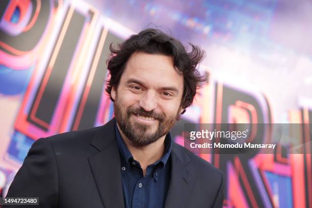 Jake Johnson attends the world premiere of Sony Pictures Animation's "Spider-Man: Across The Spider-Verse" at Regency Village Theatre on May 30, 2023...