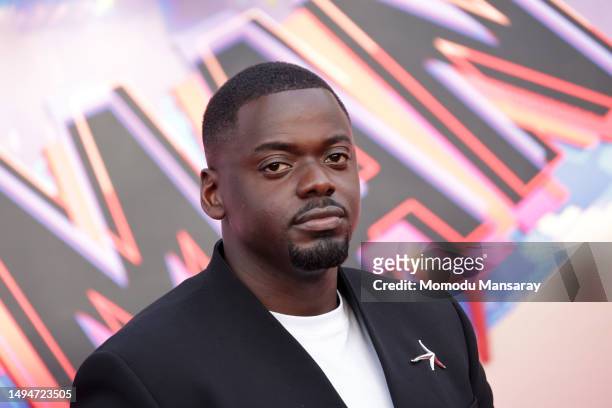 Daniel Kaluuya attends the world premiere of Sony Pictures Animation's "Spider-Man: Across The Spider-Verse" at Regency Village Theatre on May 30,...