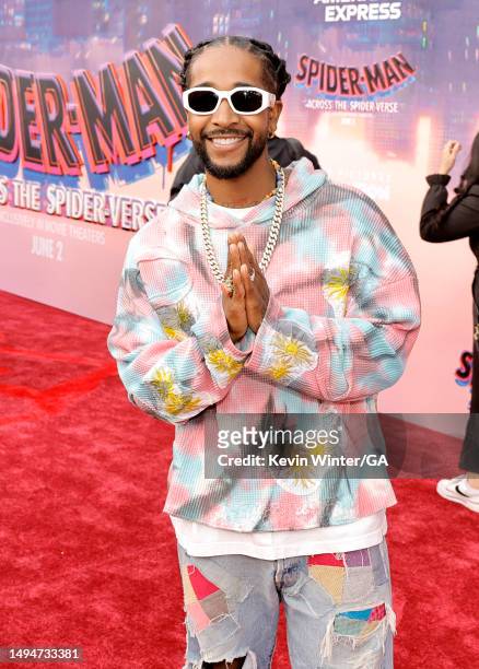 Omarion attends the world premiere of "Spider-Man: Across The Spider-Verse" at Regency Village Theatre on May 30, 2023 in Los Angeles, California.