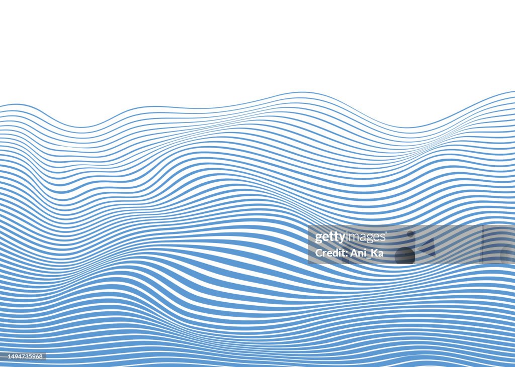 Abstrakt Hintergrund mit Wellen