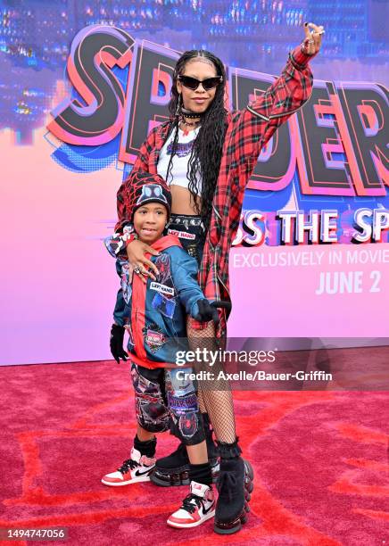 Rico Nasty attends the World Premiere of Sony Pictures Animation's "Spider-Man: Across the Spider Verse" at Regency Village Theatre on May 30, 2023...