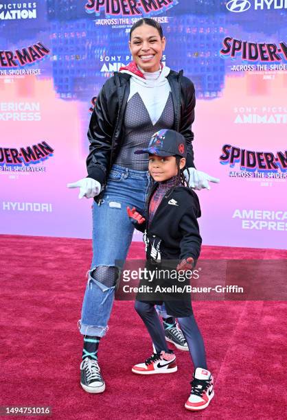 Jordin Sparks and Dana Isaiah Thomas Jr. Attend the World Premiere of Sony Pictures Animation's "Spider-Man: Across the Spider Verse" at Regency...