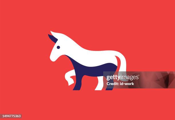 horse symbol - white horse stock illustrations