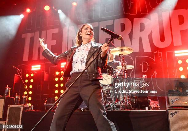 Aimee Interrupter of The Interrupters performs at The Fillmore on May 30, 2023 in San Francisco, California.