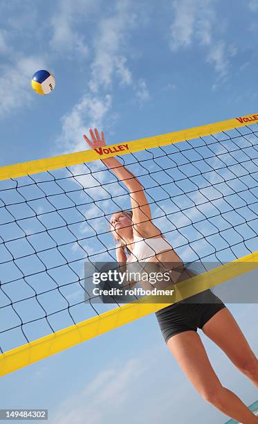 volleyball - beach volley 個照片及圖片檔