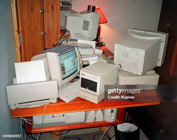 computer and digital imaging equipment - 1997 - modem stock pictures, royalty-free photos & images