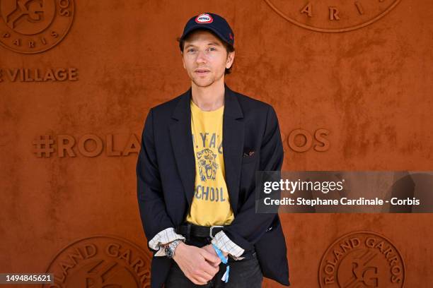 Singer Raphael attends the 2023 French Open at Roland Garros on May 31, 2023 in Paris, France.