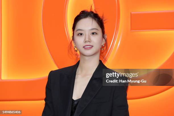 Lee Hye-Ri aka Hyeri of South Korean girl group Girl's Day attends the photocall of Dolce and Gabbana 'DG Logo Bag' launch party on May 31, 2023 in...