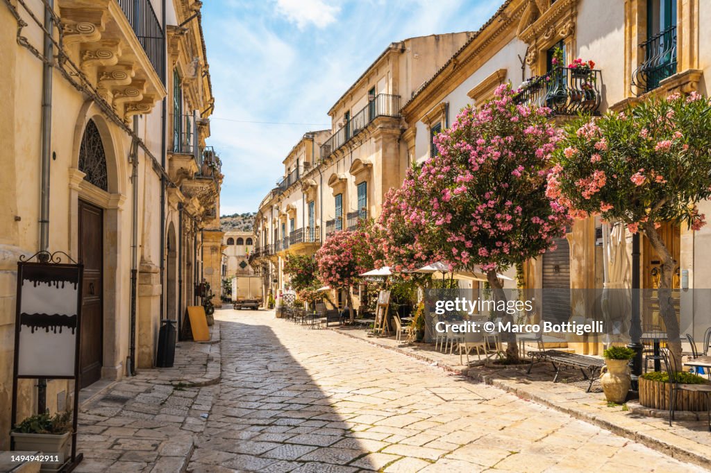 The old town of Modica, Sicily, Italy