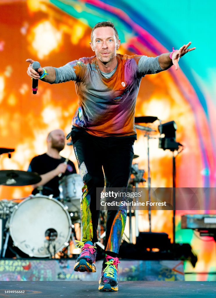 Coldplay Perform At Etihad Stadium