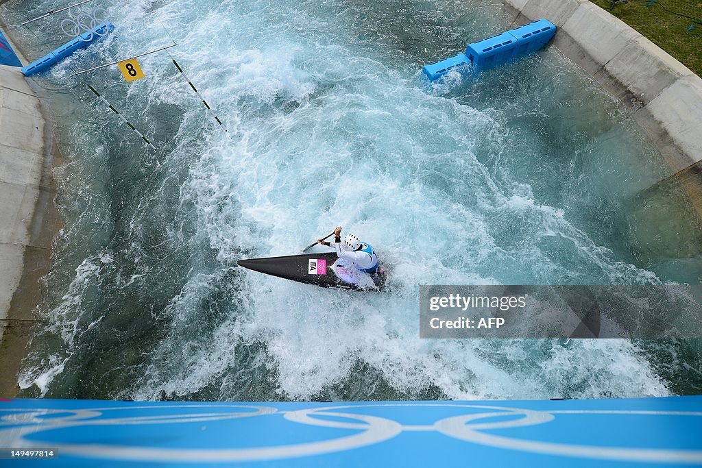 Italy's Stefano Cipressi competes in the