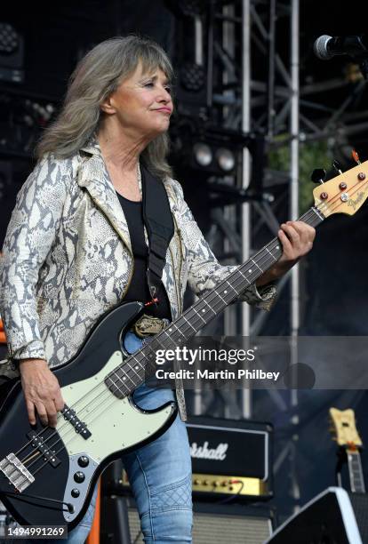 Suzi Quatro performs on stage At One Electric Day at Weribee Park on 20th November 2022 in Melbourne Australia. ***Suzi Quatro - One Electric Day