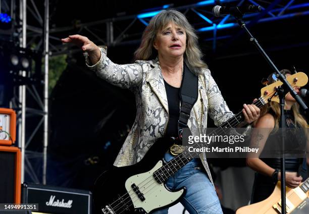 Suzi Quatro performs on stage At One Electric Day at Weribee Park on 20th November 2022 in Melbourne Australia. ***Suzi Quatro - One Electric Day