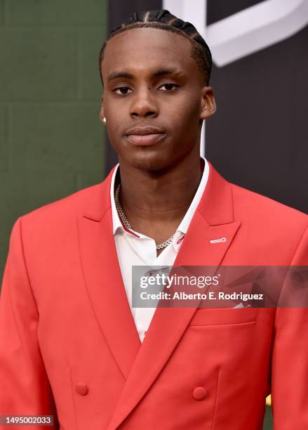 Marquis "Mookie" Cook attends the Los Angeles premiere of Universal Pictures' "Shooting Stars" on May 31, 2023 in Los Angeles, California.