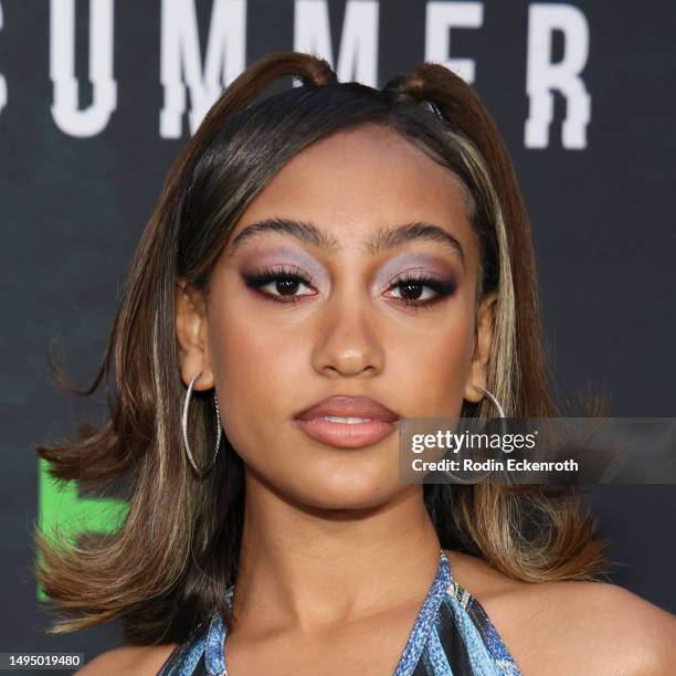 Lexi Underwood attends the Los Angeles premiere of Freeform's "Cruel Summer" season 2 at Grace E. Simons Lodge on May 31, 2023 in Los Angeles,...