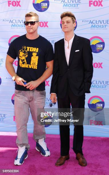 Ken Baumann arrives at the 2012 Teen Choice Awards at Gibson Amphitheatre on July 22, 2012 in Universal City, California.