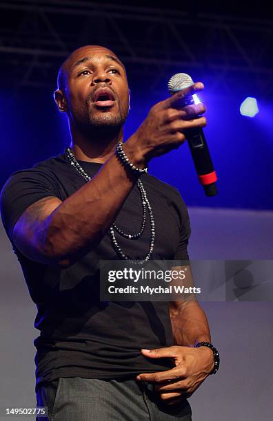 Tank performs at the Mann Center For Performing Arts on July 27, 2012 in Philadelphia, Pennsylvania.