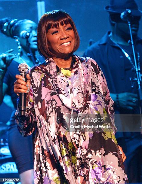 Patti Labelle performs at the Mann Center For Performing Arts on July 27, 2012 in Philadelphia, Pennsylvania.