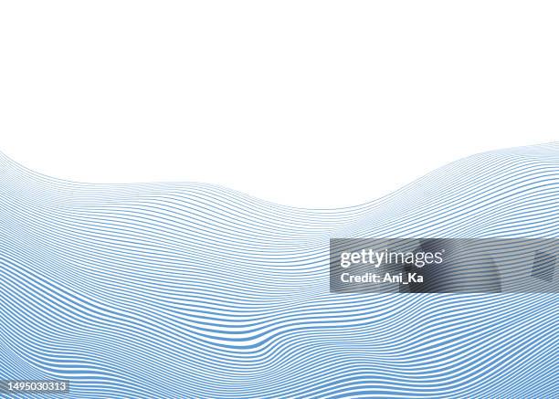 abstract background with waves - wind stream stock illustrations