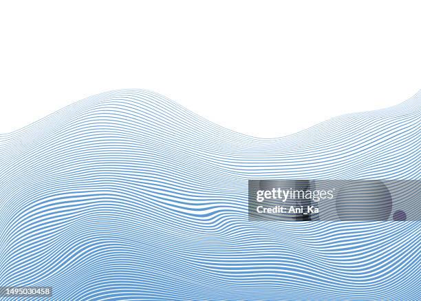 abstract background with waves - wind stream stock illustrations