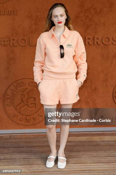 Lily Taieb attends the 2023 French Open at Roland Garros on May 31, 2023 in Paris, France.