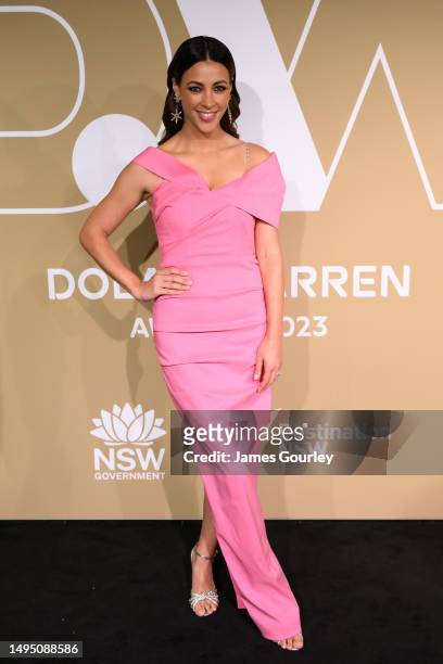 Tara Rushton arrives at the 2023 Dolan Warren Awards at The Star on June 01, 2023 in Sydney, Australia.